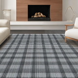 Luxurious Striped Geometric Arrangement(Gray)