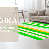 Contemporary Shaggy Green Delight(Green)