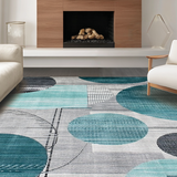 Cozy Earthy Tones with Circular Themes(Gray)