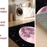 Ultra Soft Area Rug, Non Slip, Stain Resistant, Washable Area Rugs for Living Room, Bedroom, Charming Earthy Botanical Influences(Purple)