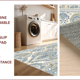 Ultra Soft Area Rug, Non Slip, Stain Resistant, Washable Area Rugs for Living Room, Bedroom, Boho Chic Paisley Living Room Rug(Beige)