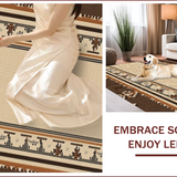 Ultra Soft Area Rug, Non Slip, Stain Resistant, Washable Area Rugs for Living Room, Bedroom, Bass Fishing Wildlife(Beige)