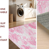 Glamorous Pink Ogee Accents(Pink)