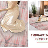 Vintage Floral Tiled Elegance(Pink)