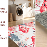 Playful Flamingo and Leaf Fusion(Pink)