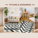 Chic Chevron Monochrome Aesthetic(Black)