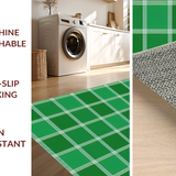 Cozy Winter Themed Patterned Mat(Green)