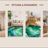 Whimsical Celestial Dreamscape Design(Green)