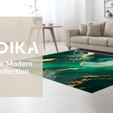 Dazzling Gold Marble Visual Appeal(Green)