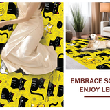 Contemporary Cat Imagery(Yellow)