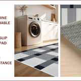 Chic Light Grey Diamond Motif(Beige)