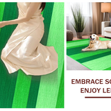 Elegant Tropical Inspired Stripe Motif(Green)