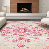 Vibrant Whimsical Flower Design(Pink)