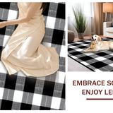 Cozy Vintage Tartan Appeal(Black)