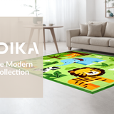 Bright Eclectic Wildlife Composition(Green)