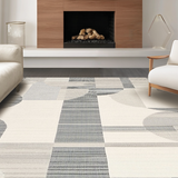 Artful Cream and White Contrast(Beige)