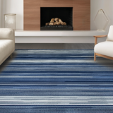 Chic Striped Coastal Elegance(Blue)