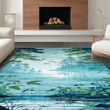 Enchanting Nature Scene in Bright Hues(Blue)