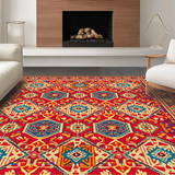 Eclectic Geometric Color Burst(Red)