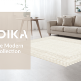 Ultra Soft Area Rug, Non Slip, Stain Resistant, Washable Area Rugs for Living Room, Bedroom, Vibrant Playful Grid-Like Arrangement(Beige)