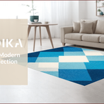 Ultra Soft Area Rug, Non Slip, Stain Resistant, Washable Area Rugs for Living Room, Bedroom, boys bedroom space rug(Blue) - ODIKA