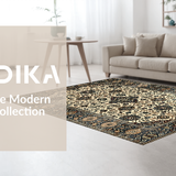 Elegant Color Blocked Trellis(Beige)