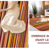 Elegant Woven Striped Motif(Red)