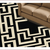 Elegant Black Beige Trellis Aesthetic(Beige)