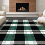 Earthy Tone Striped Farmhouse Style(Black)