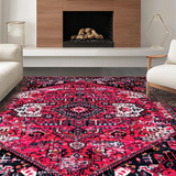 Contemporary Floral Ogee Style(Red)