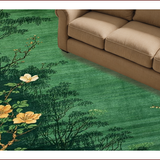 Intricate Green Botanical Design(Green)