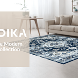Luxurious Light Grey Geometric Design(Blue)
