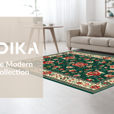 Vibrant Retro Botanical Delight(Green)