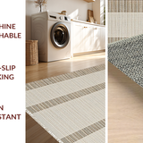 Chic Waffle Textured Runner(Beige)