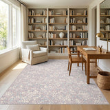 Pastel Pebble Mosaic Abstract Area Rug