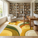 Abstract Swirl Area Rug