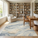 Blue Wave Coastal No. 2 Area Rug