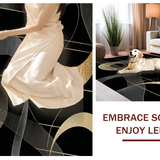 Bold Artistic Geometric Fusion(Black)