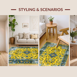 Bright Earthy Geometric Fusion(Yellow)