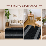 Elegant Shaggy Circular Aesthetic(Black)