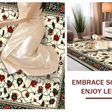 Artful Modern Leafy Motif(Ivory)
