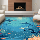 Charming Whimsical Dolphin Theme(Blue)