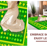 Contemporary Clover Geometric Style(Green)