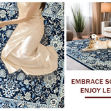 Charming Vibrant Floral Mosaic(Blue)