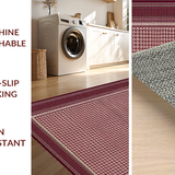 Contemporary Tiled Geometric Shape(Red)