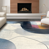 Ultra Soft Area Rug, Non Slip, Stain Resistant, Washable Area Rugs for Living Room, Bedroom, Cozy Plush Bubble Arrangement(Gray)