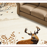 Ultra Soft Area Rug, Non Slip, Stain Resistant, Washable Area Rugs for Living Room, Bedroom, Luxurious Anti-Skid Beige Rug for Elegant Living Room Spaces(Beige)