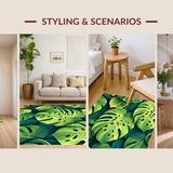 Tropical Modern Leaf Motif(Green)