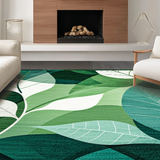 Artful Abstract Oceanic Palette(Green)