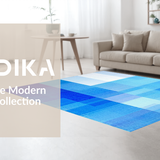 Ultra Soft Area Rug, Non Slip, Stain Resistant, Washable Area Rugs for Living Room, Bedroom, Serene Oceanic Color Palette(Blue)
